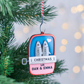 Personalised Couples Sardine Christmas Tree Decoration